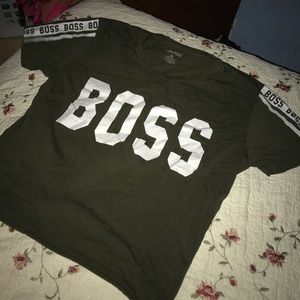 olive green crop top